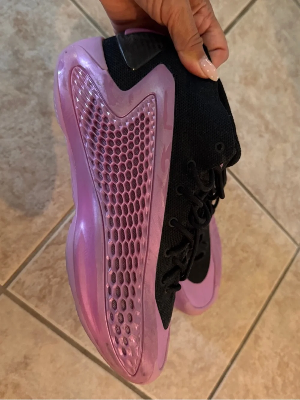 🏀 Adidas AE 1 'Light Purple' basketball shoes, size 10, 2024